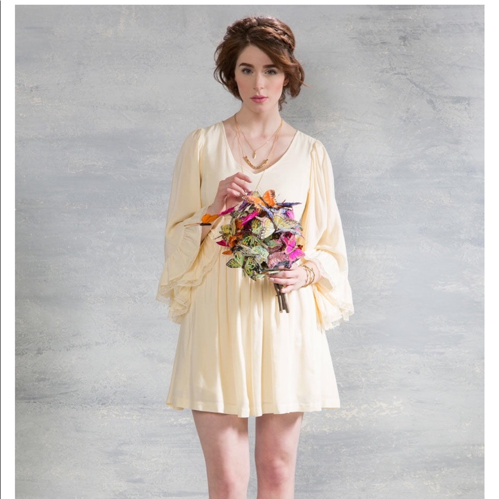 ModCloth Off White Bridal Plus Dress Size 1X